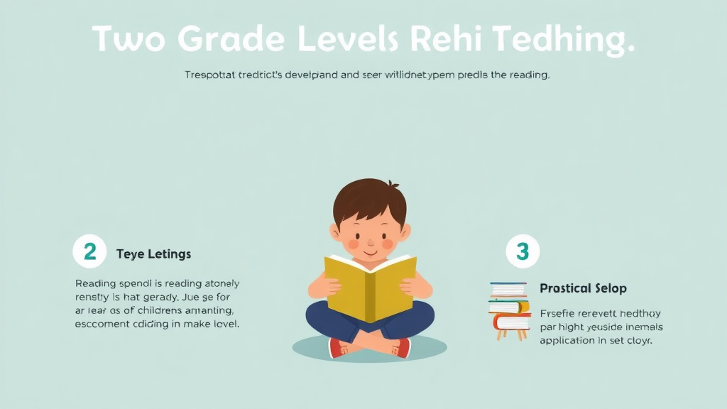 Visual guide for practical steps in two grade levels behind in reading