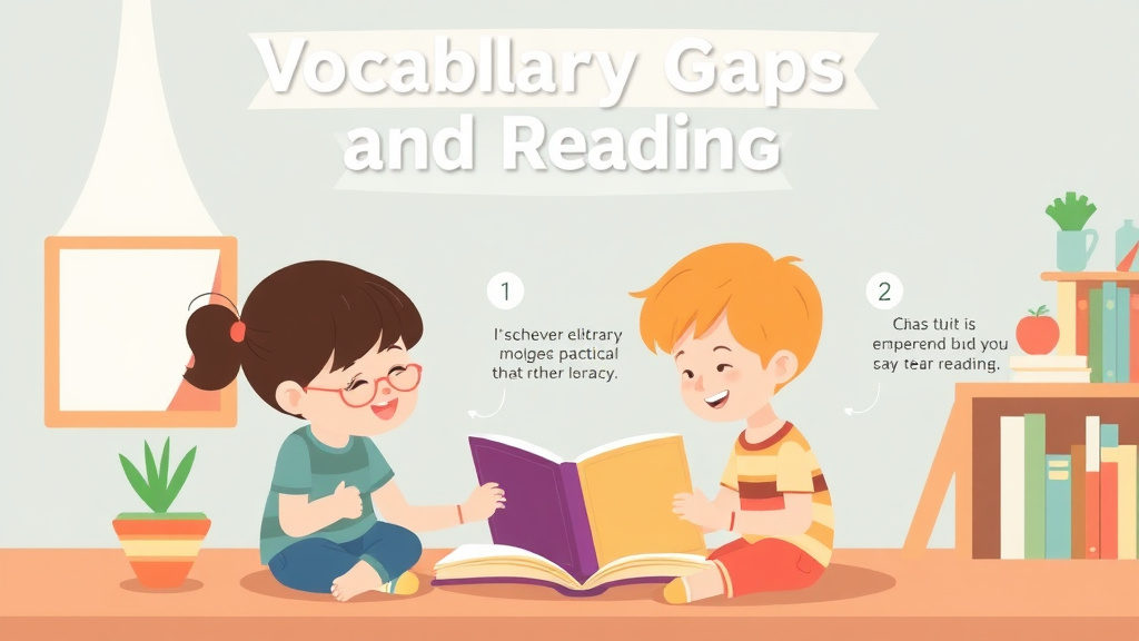 Visual guide for practical steps in vocabulary gaps and reading
