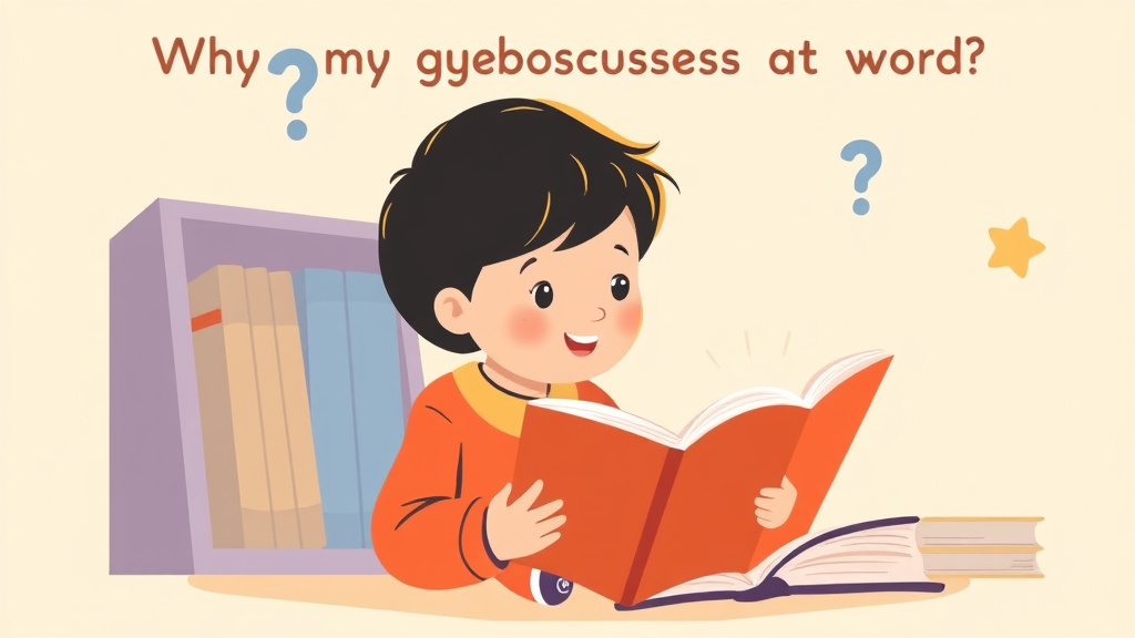 Illustration showing key concepts related to why my child guesses at words