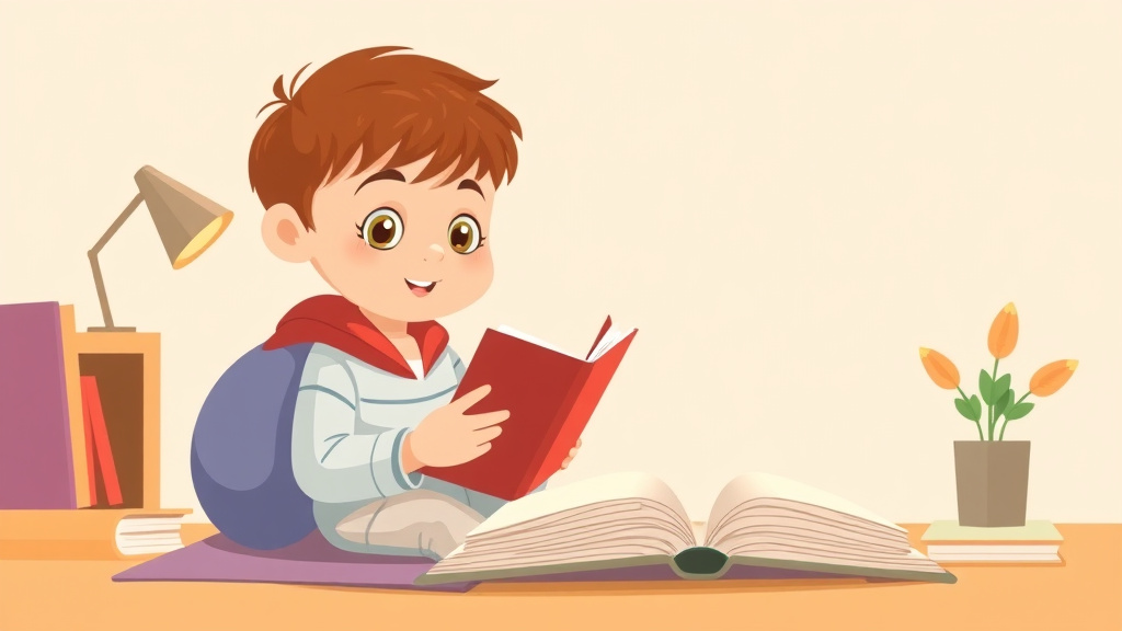 Illustration showing key concepts related to why my child loses place while reading