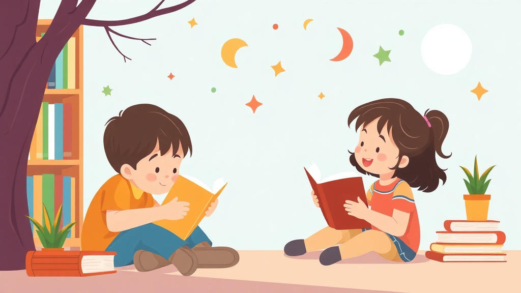 Illustration showing key concepts related to books about dyslexia for kids