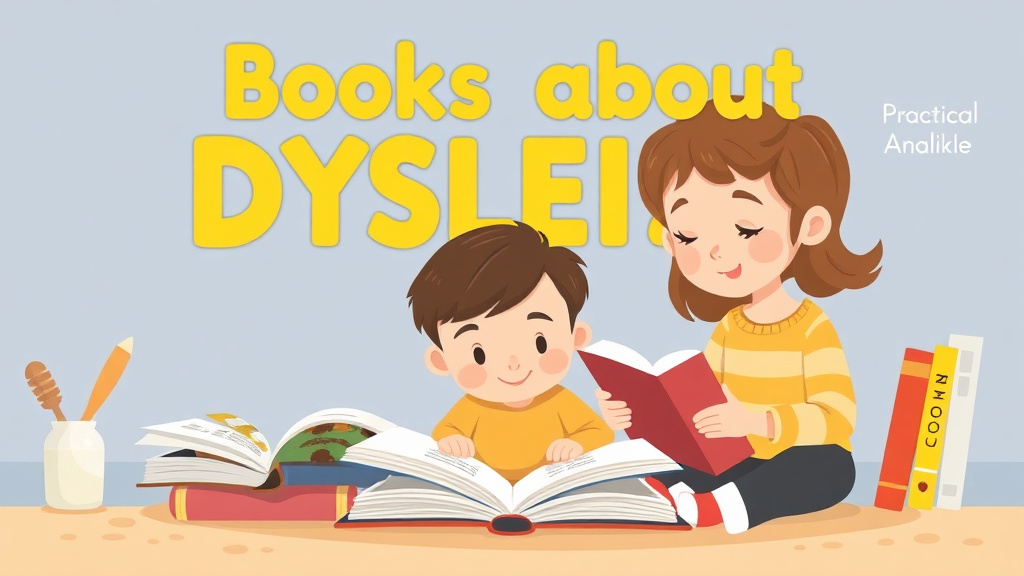 Visual guide for practical steps in books about dyslexia for kids