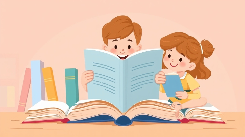 Illustration showing key concepts related to books about learning differences