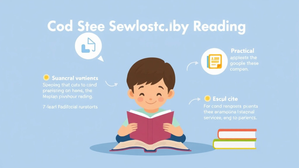 Visual guide for practical steps in code switching in reading