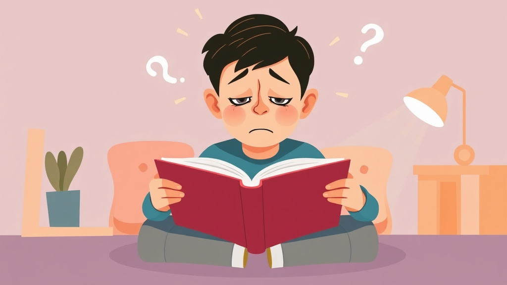 Illustration showing key concepts related to handling reading frustration in the moment