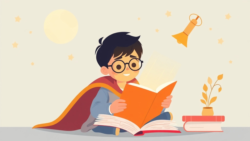 Illustration showing key concepts related to independent reading time