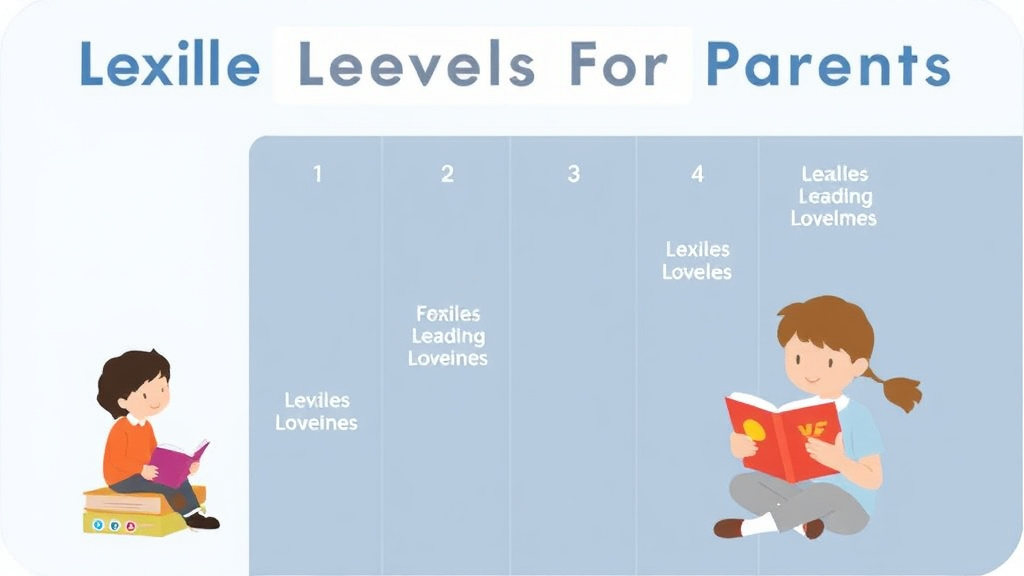 Visual guide for practical steps in lexile levels for parents