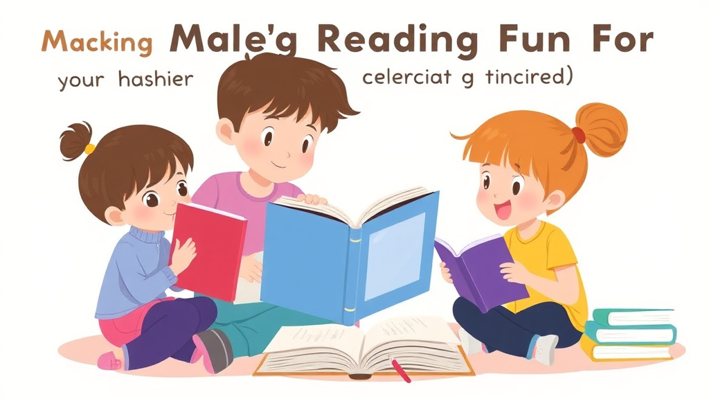 Visual guide for practical steps in making reading fun for reluctant readers
