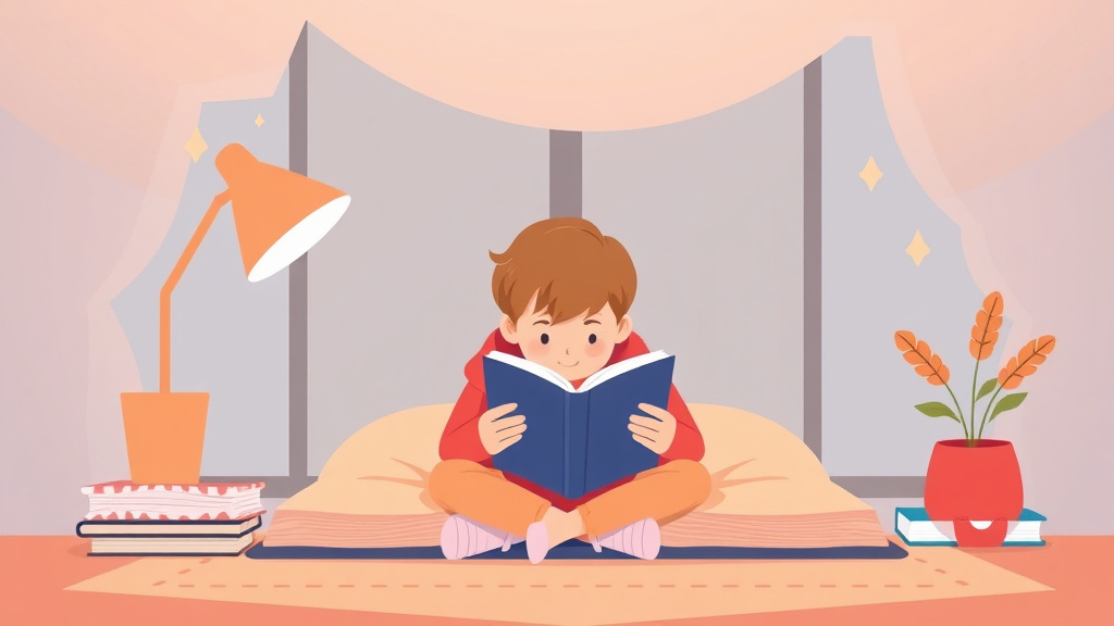 Illustration showing key concepts related to morning reading routine