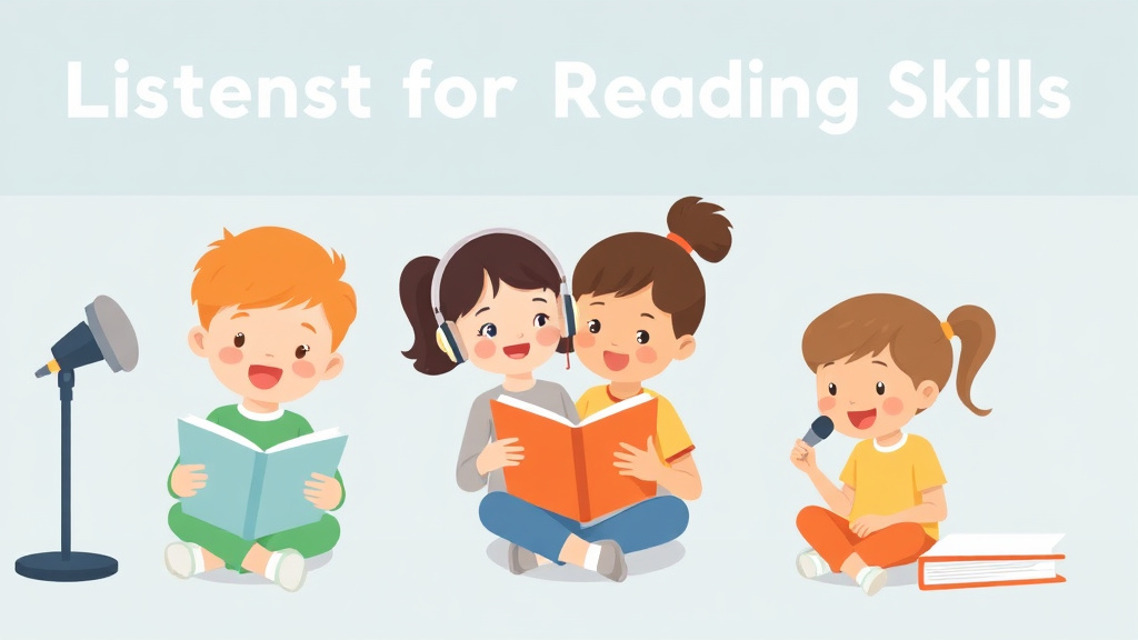 Visual guide for practical steps in podcast listening for reading skills