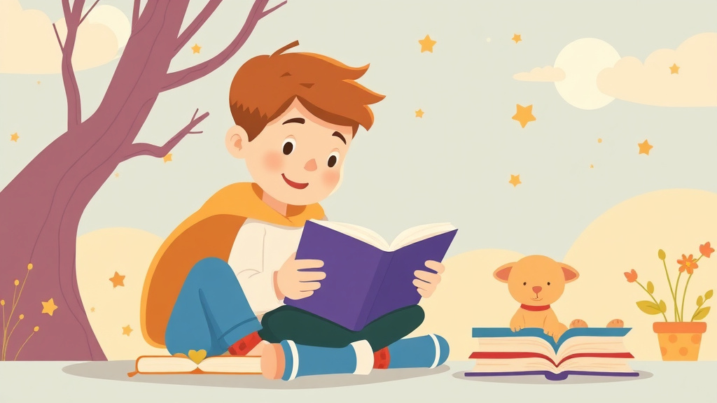 Illustration showing key concepts related to positive reading experiences