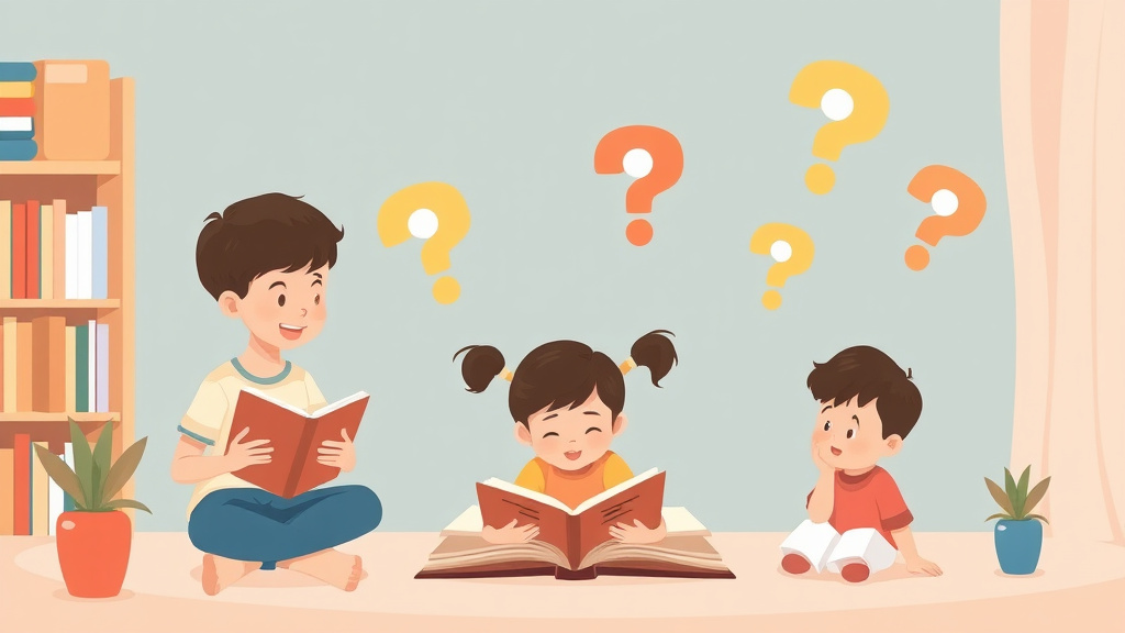 Illustration showing key concepts related to questioning during reading