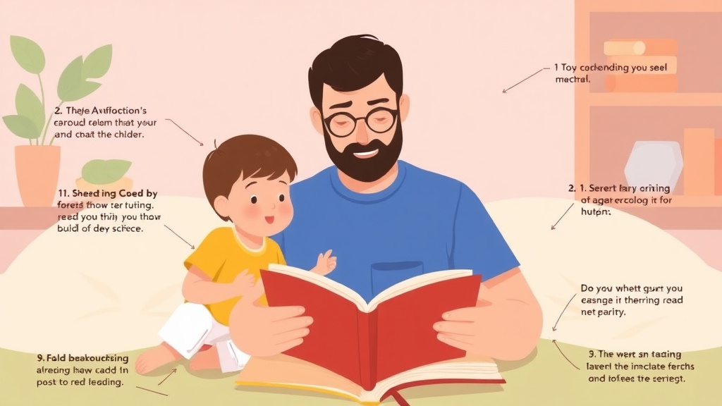 Visual guide for practical steps in reading aloud tips for dads
