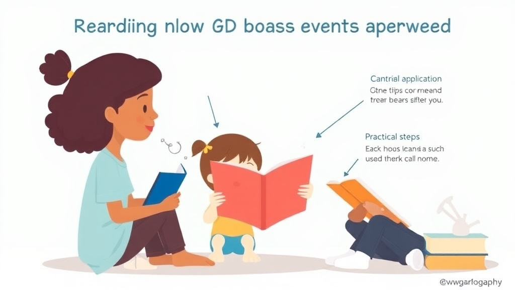 Visual guide for practical steps in reading and empathy development