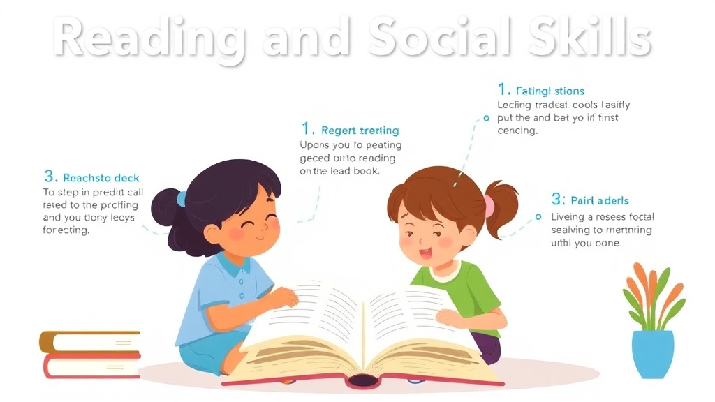 Visual guide for practical steps in reading and social skills
