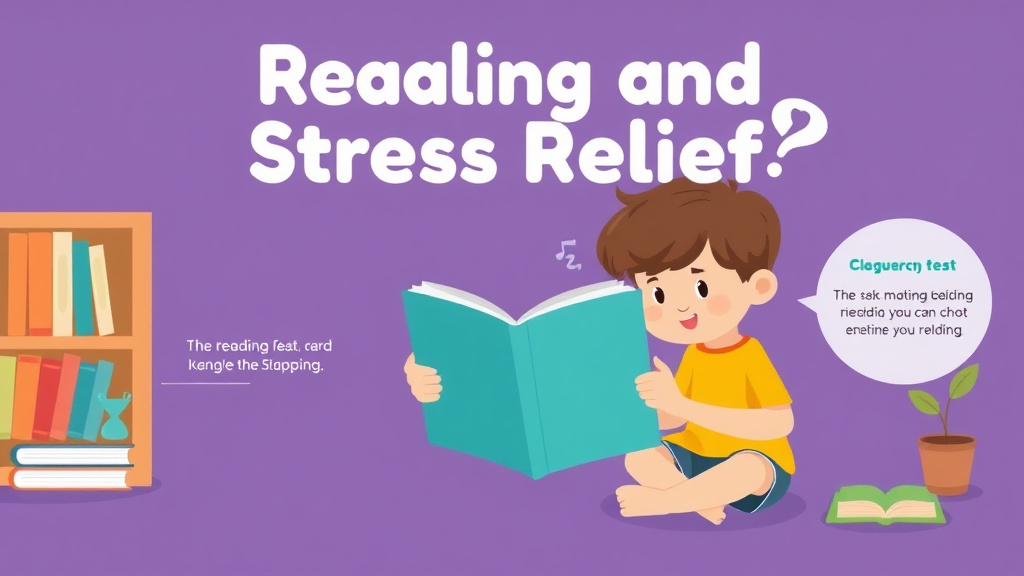 Visual guide for practical steps in reading and stress relief