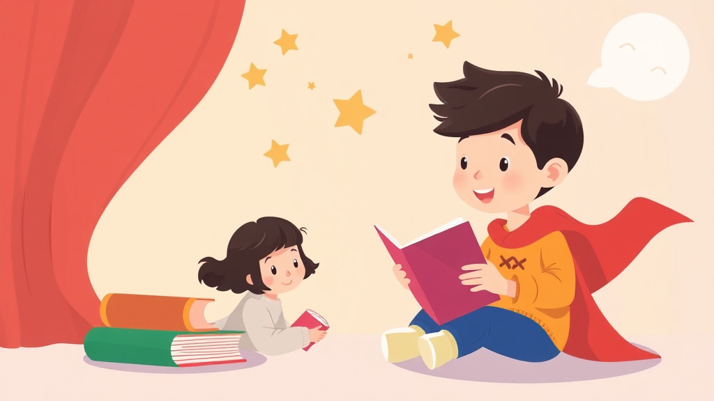 Illustration showing key concepts related to reading apps for kids review
