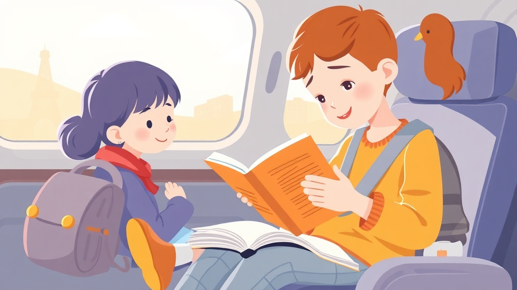 Visual guide for practical steps in reading during travel