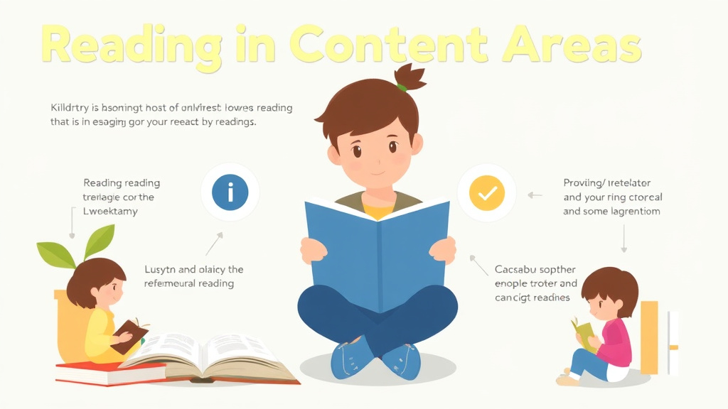 Visual guide for practical steps in reading in content areas