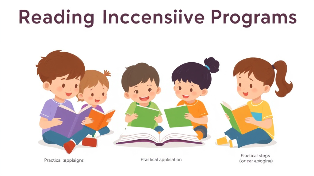 Visual guide for practical steps in reading incentive programs