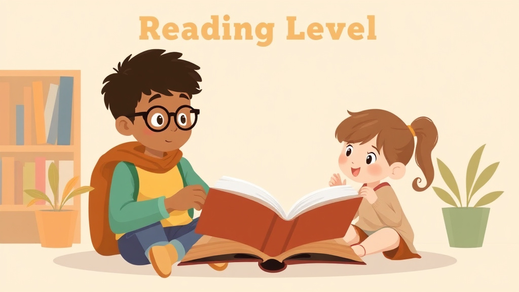 Illustration showing key concepts related to reading level explained