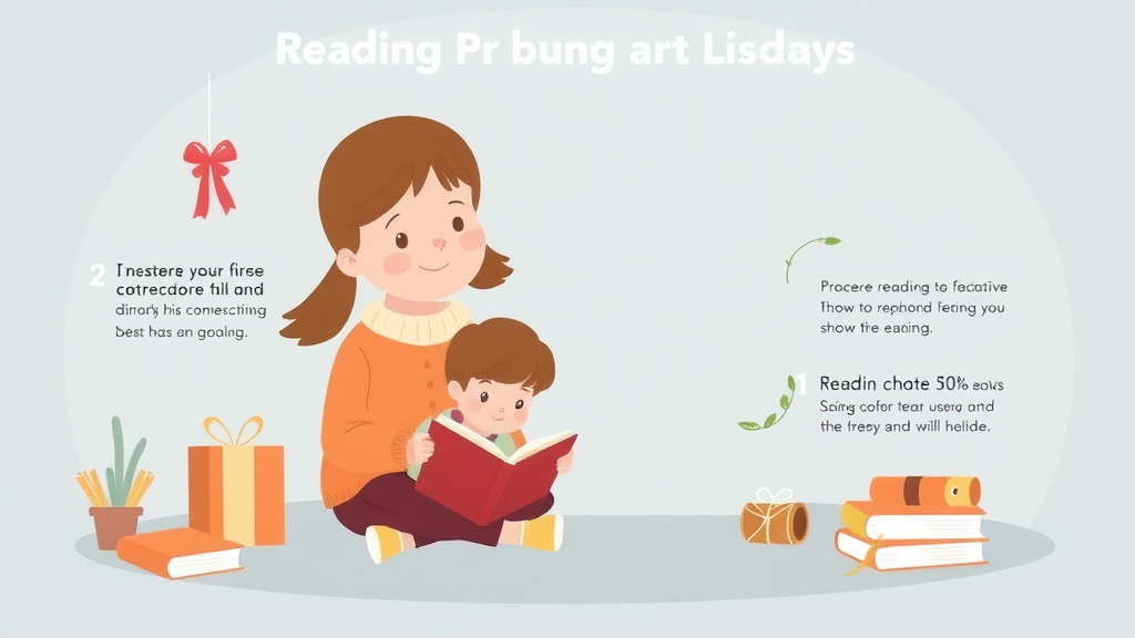 Visual guide for practical steps in reading practice during holidays