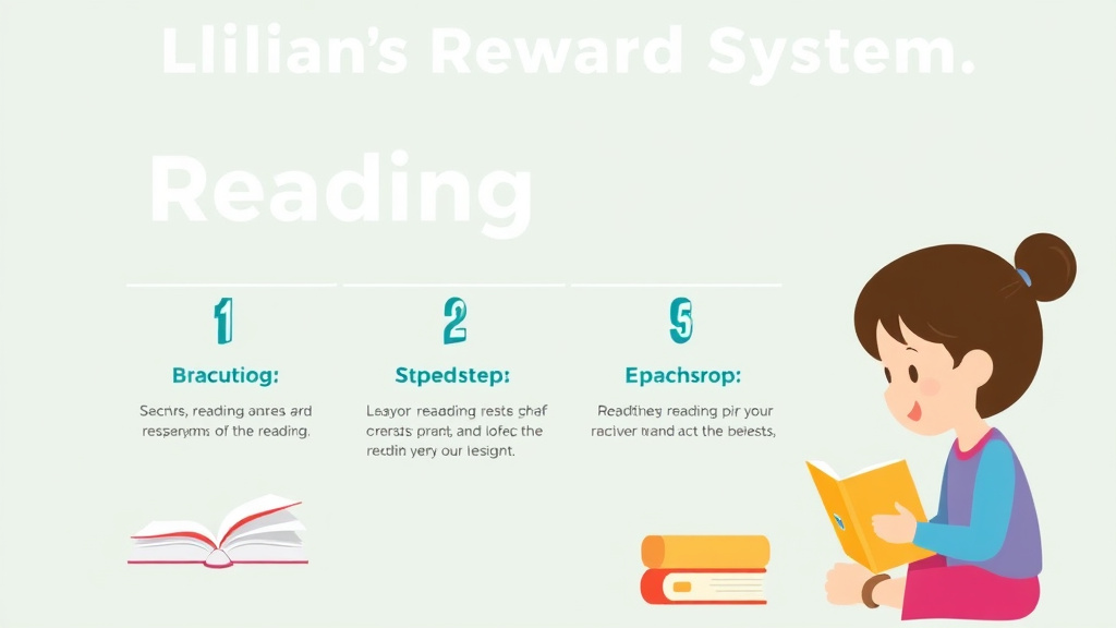 Visual guide for practical steps in reading reward systems
