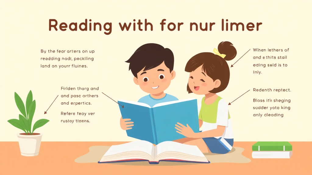 Visual guide for practical steps in reading with a timer for fluency