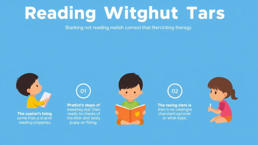 Visual guide for practical steps in reading without tears