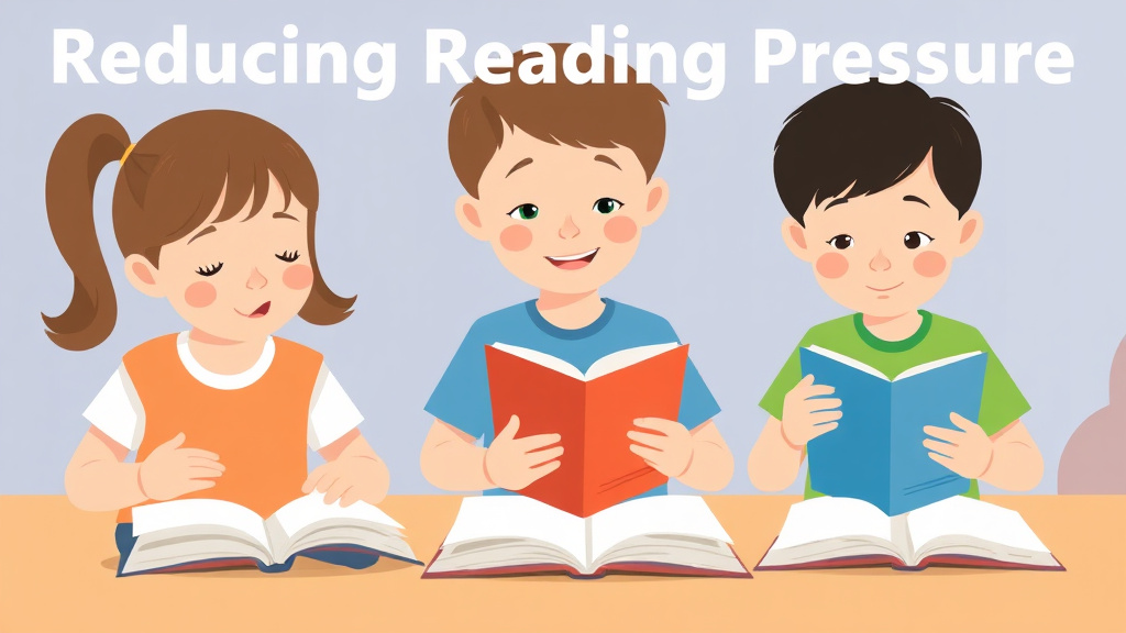 Visual guide for practical steps in reducing reading pressure