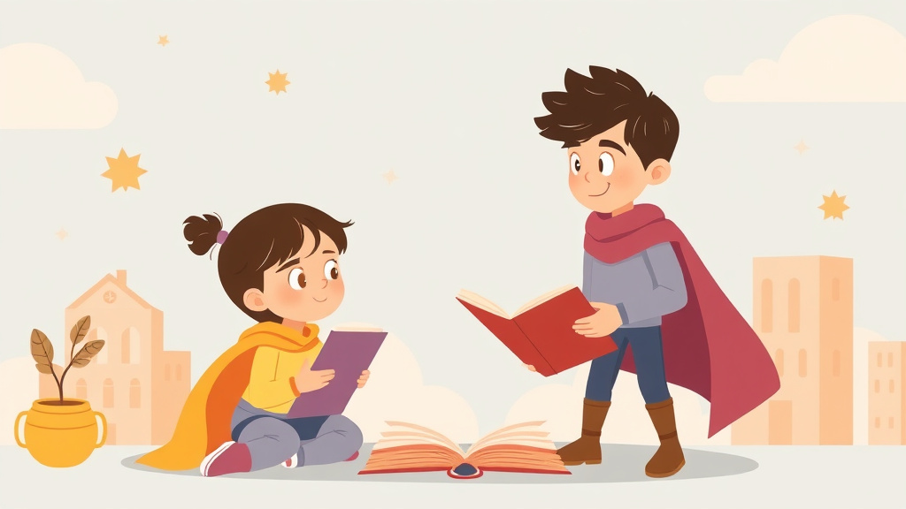 Illustration showing key concepts related to retelling practice