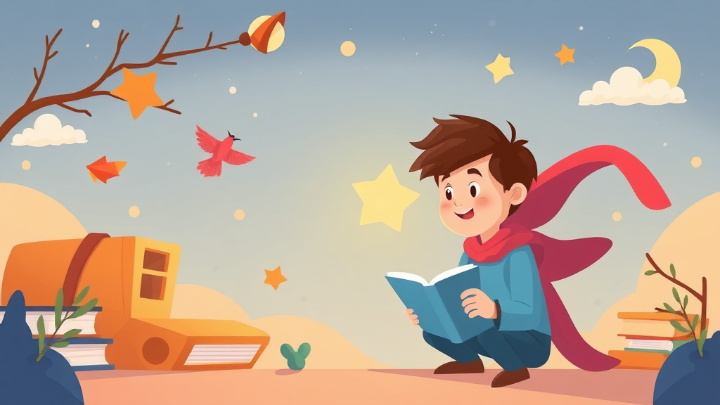 Illustration showing key concepts related to vocabulary games for kids