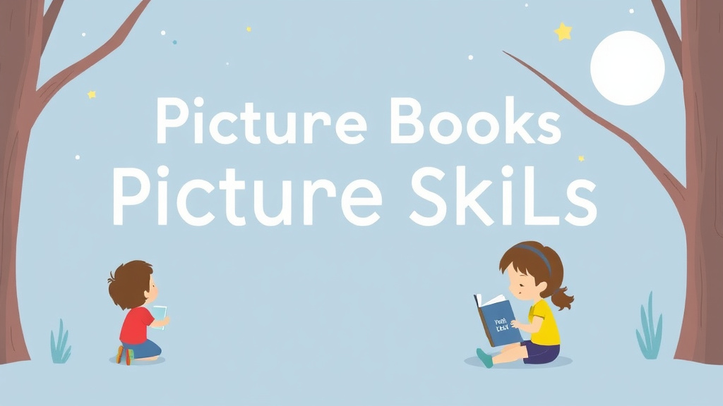 Visual guide for practical steps in wordless picture books for reading skills