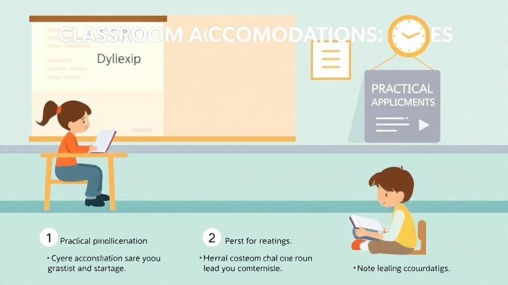 Practical workflow diagram for classroom Accommodations For Dyslexia