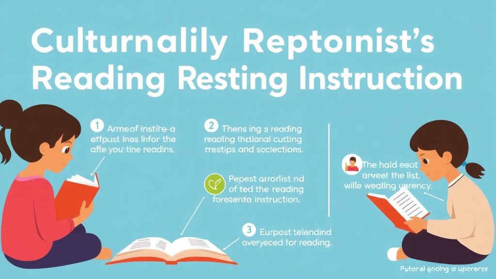 Visual guide for practical steps in culturally responsive reading instruction
