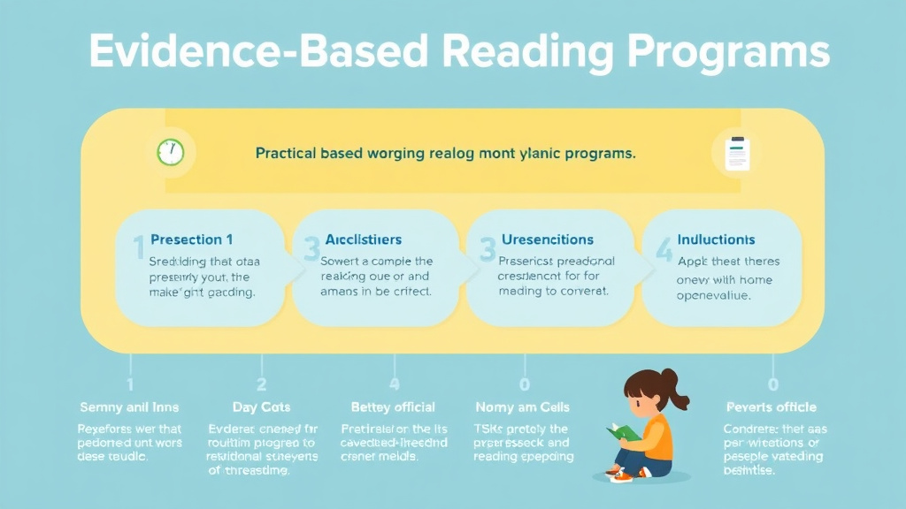 Visual guide for practical steps in evidence based reading programs