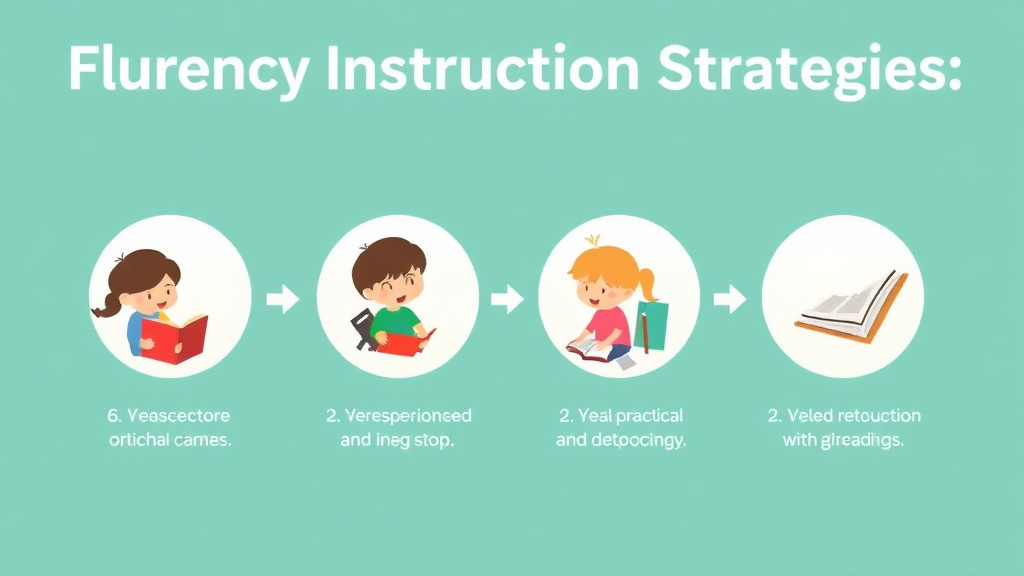 Step-by-step visual guide for implementing fluency Instruction Strategies