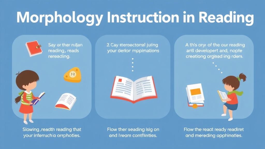 Practical workflow diagram for morphology Instruction In Reading
