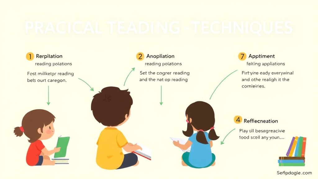 Visual guide for practical steps in multisensory teaching techniques