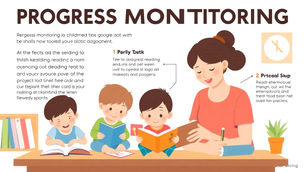 Visual guide for practical steps in progress monitoring for teachers