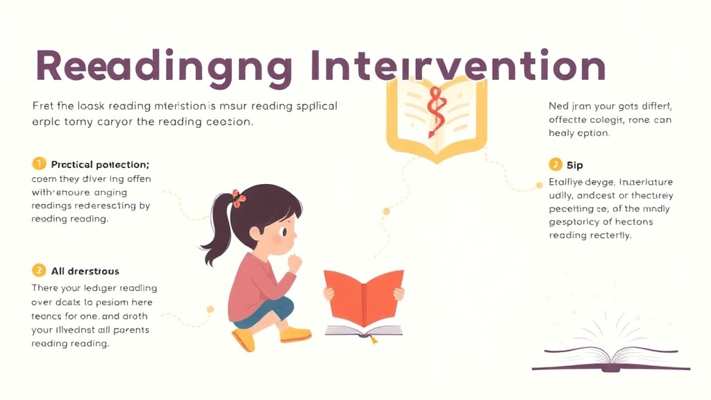 Action-oriented illustration showing how to apply reading Intervention Documentation