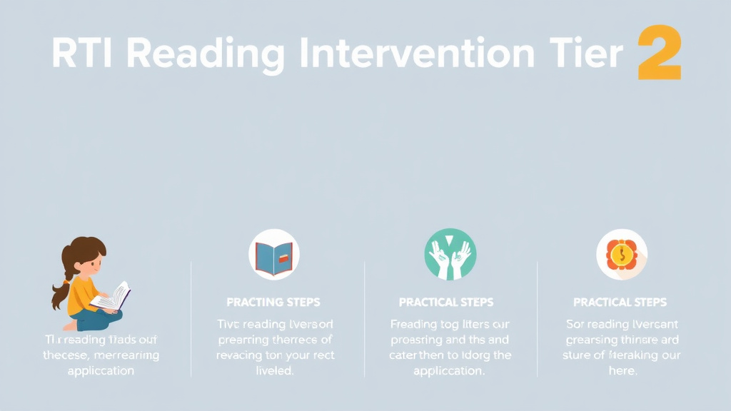 Visual guide for practical steps in rti reading interventions tier 2