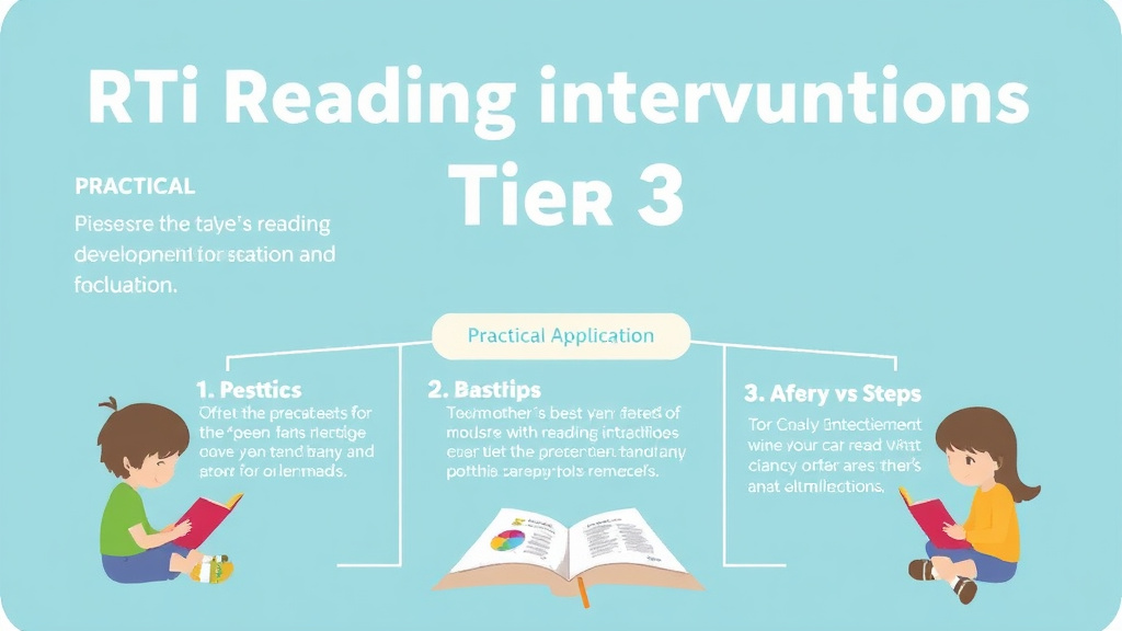 Process flow illustration for putting rti Reading Interventions Tier 3 into action
