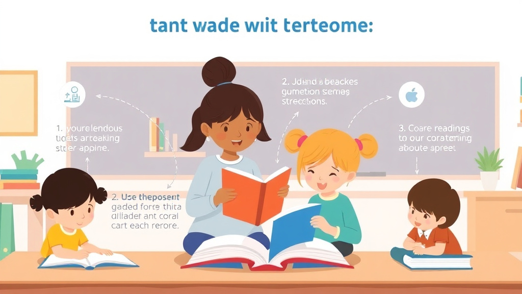 Visual guide for practical steps in structured literacy in the classroom
