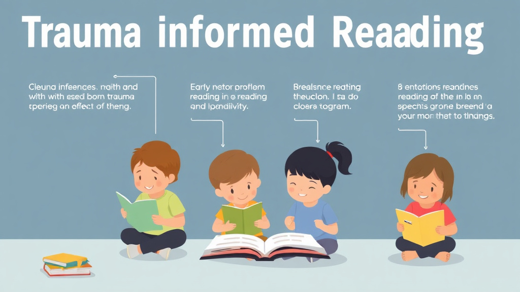Visual guide for practical steps in trauma informed reading instruction